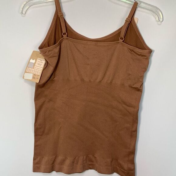 Comfort by Real Women's Smooths Curves Seamless Shaping Camies Tan Size 3X NWT - Picture 7 of 7